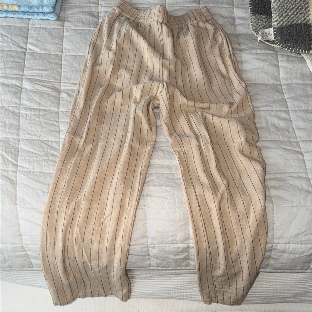 Striped Linen Pants